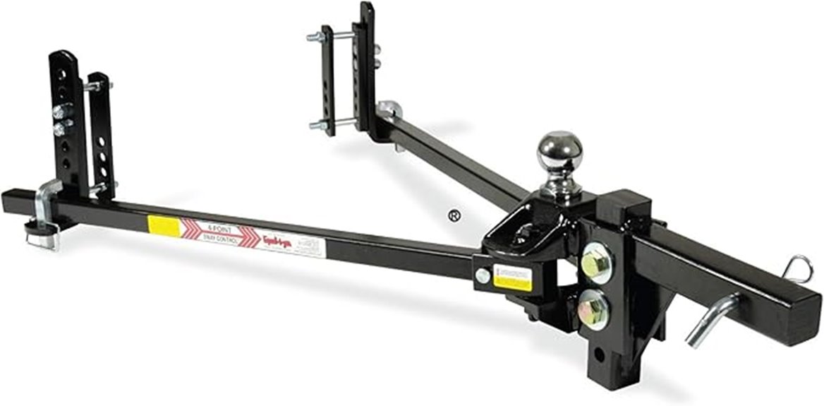 sway control towing hitch