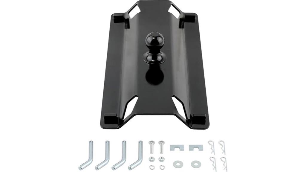 towing hitch adapter plate