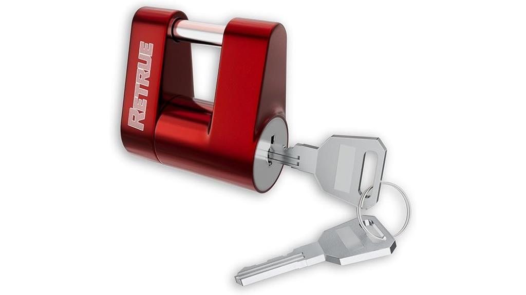 trailer coupler security lock