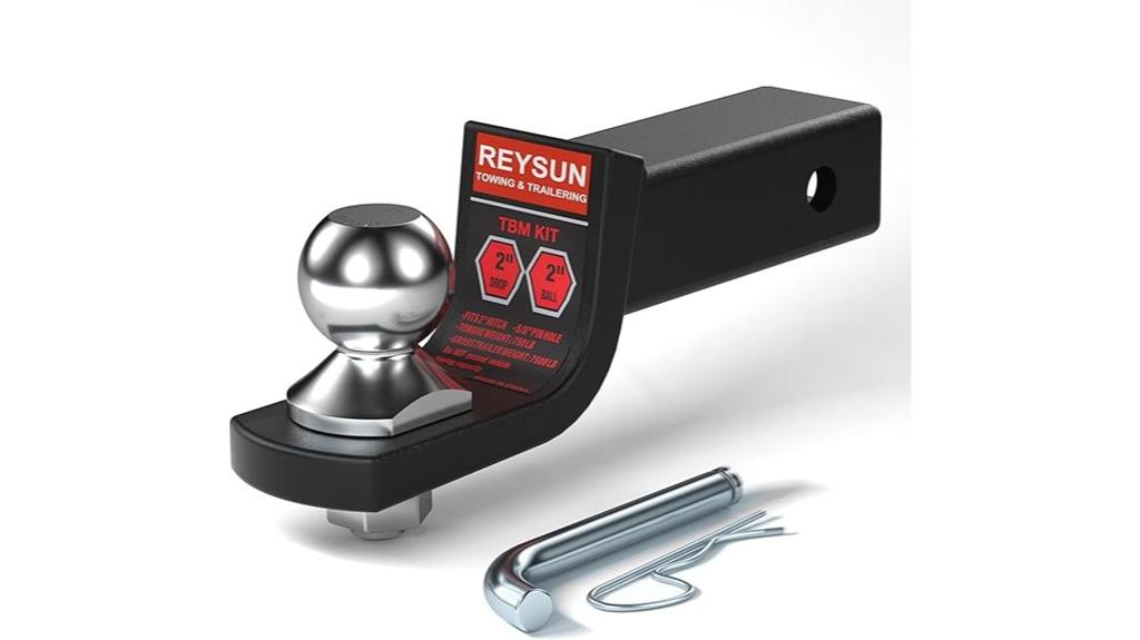 trailer hitch ball mount