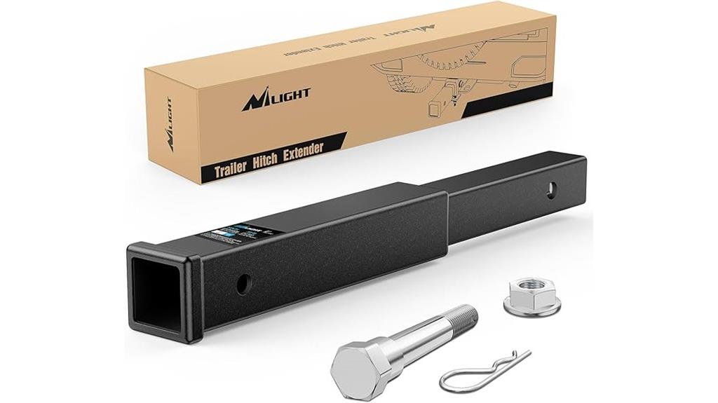 trailer hitch extension accessory