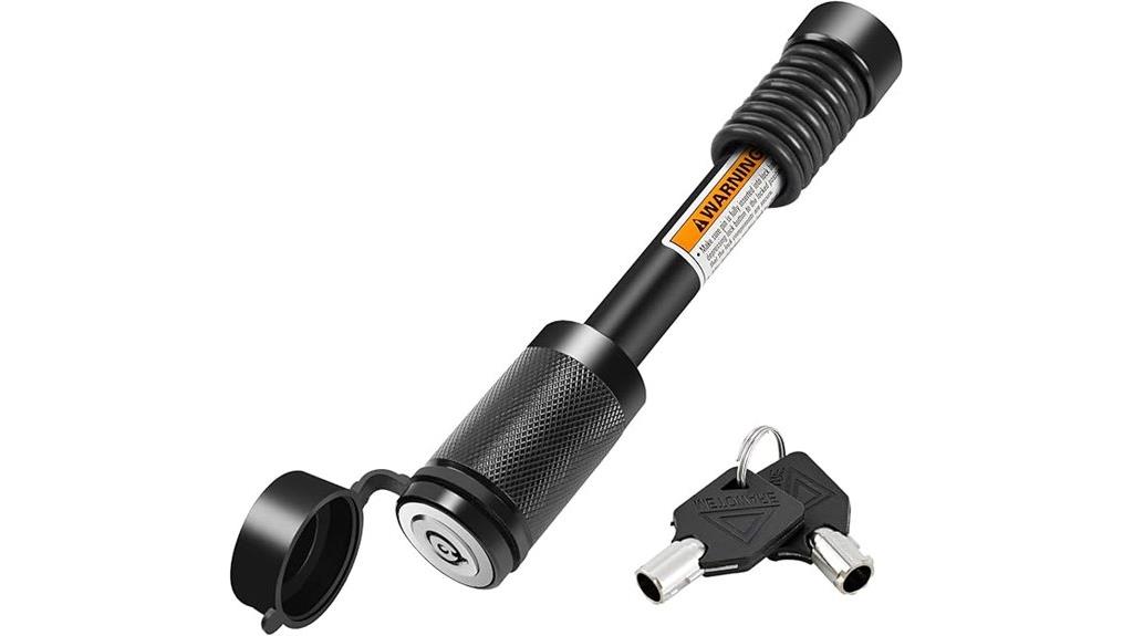 trailer hitch lock system