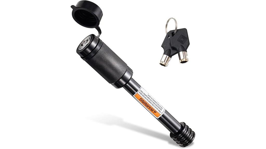 trailer hitch pin lock