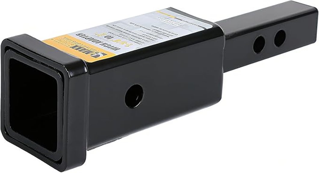 trailer hitch receiver extension