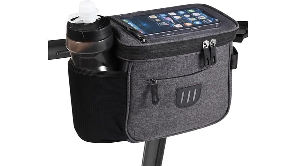 transparent pouch bike bag