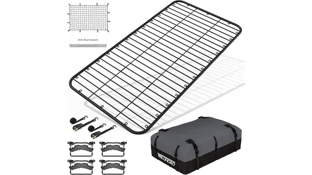 universal flat roof rack