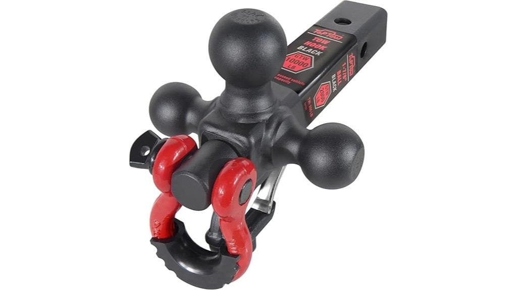 versatile tri ball hitch mount