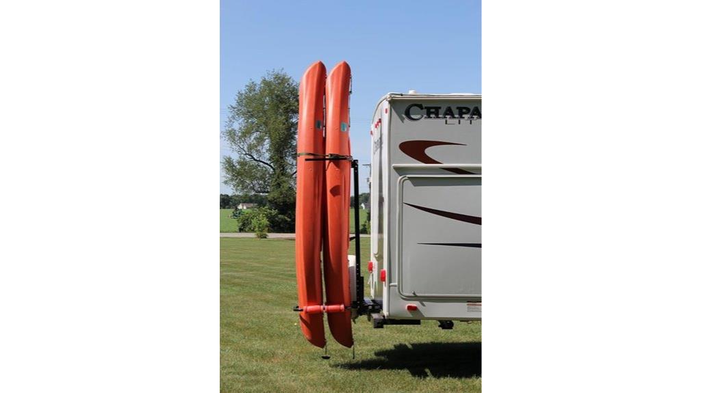 vertical kayak storage solution