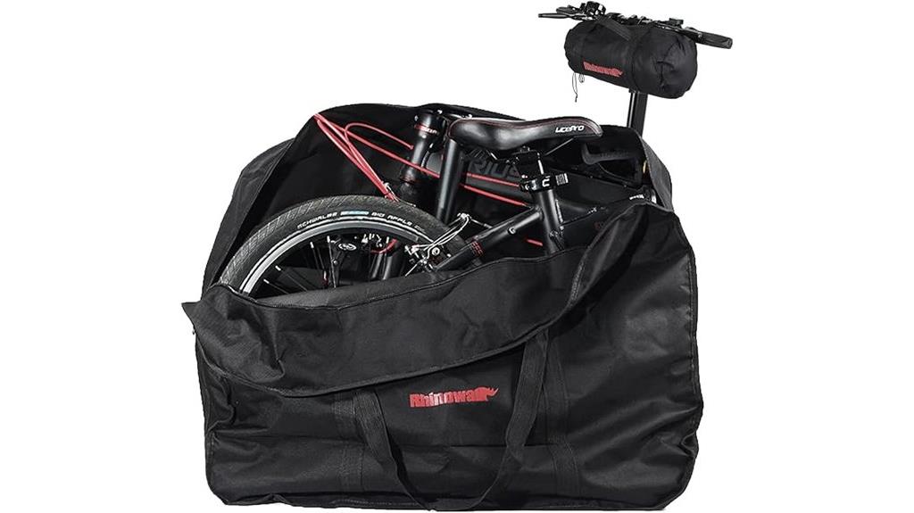 waterproof folding bike bag