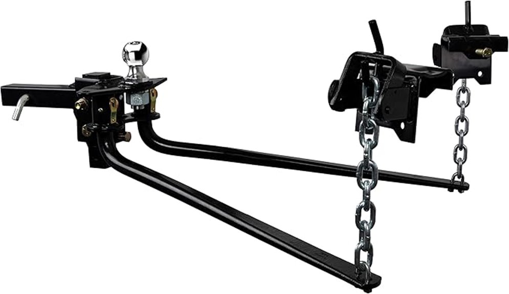 weight distribution hitch system