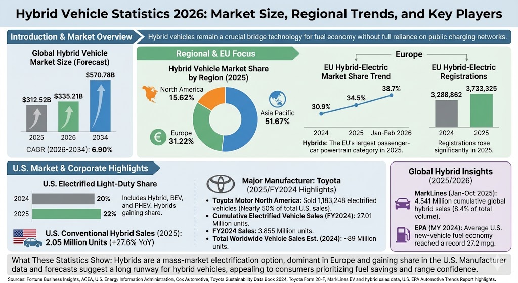 hybrid vehicle statistics