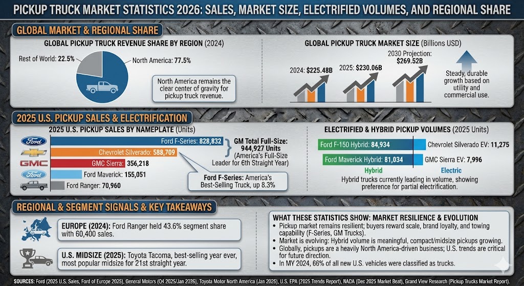 pickup truck market statistics